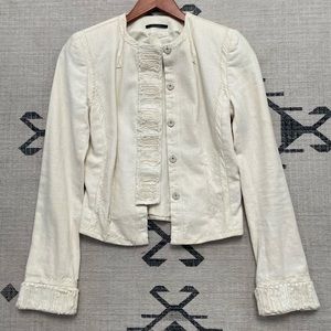 Elie Tahari Blazer Linen Size 2